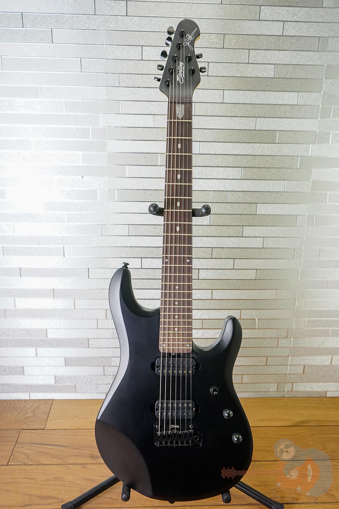 Sterling JP70 7-String Stealth Black Electric Guitar B-Stock