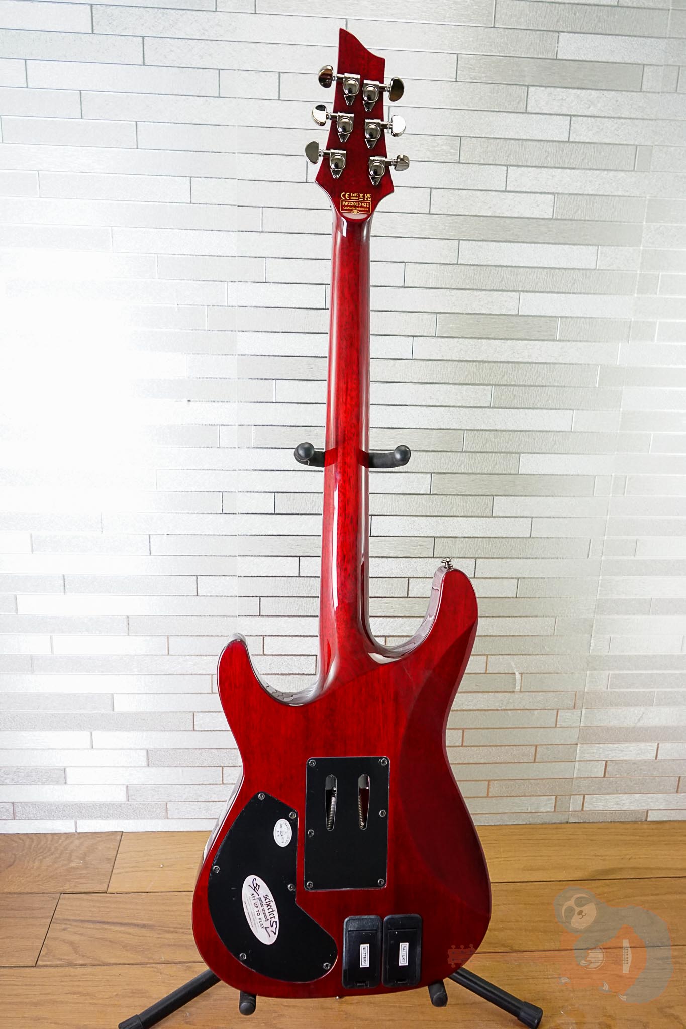 Schecter Hellraiser C-1 FR S Sustainiac Black Cherry Electric Guitar B-Stock