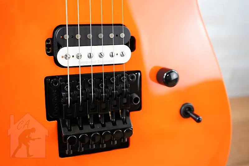 Dean MD24 Floyd Roasted Maple Electric Guitar in Vintage Orange