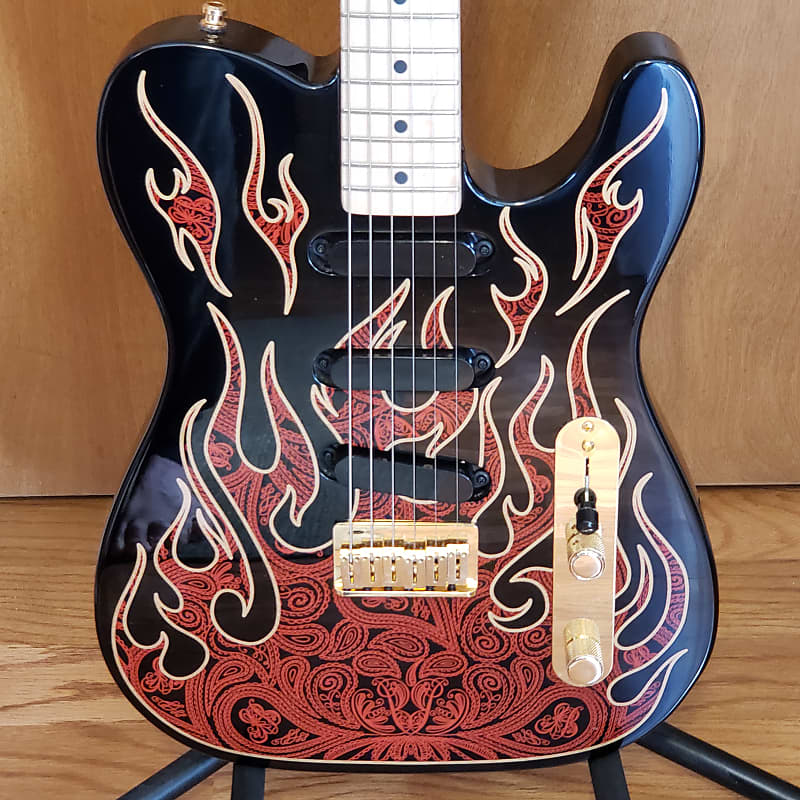 NEW Fender James Burton Artist Series Signature Telecaster Flames