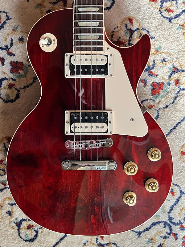 (CASE QUEEN!) Gibson Les Paul Traditional Pro 2011 - Wine Red