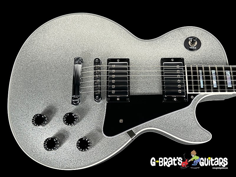 2022 Gibson Les Paul Custom Made-to-Measure Custom Shop ~ Silver Sparkle