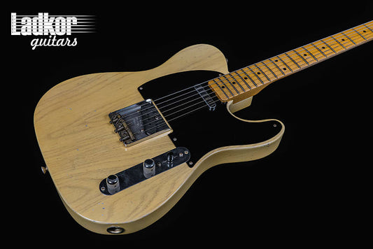 2021 Fender Custom Shop Masterbuilt Todd Krause Willcutt 54 Telecaster Blonde Relic UKRAINE charity