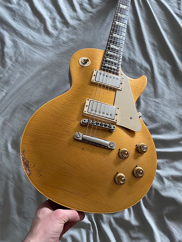 Gibson Les Paul VOS Custom Shop - aged 2008 - Goldtop