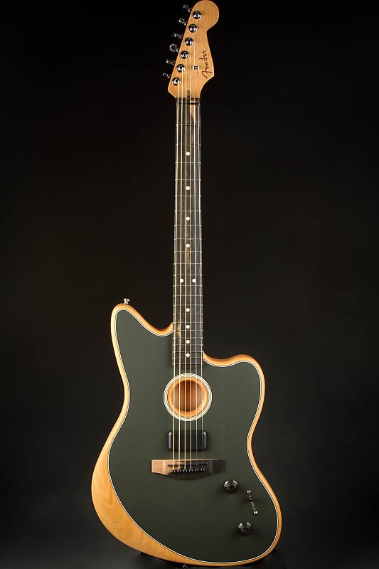 Fender American Acoustasonic Jazzmaster – Tungsten
