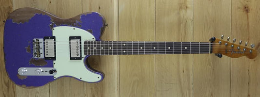 Fender Custom Shop 59 Tele HH Super Heavy Relic Purple Sparkle CZ556105