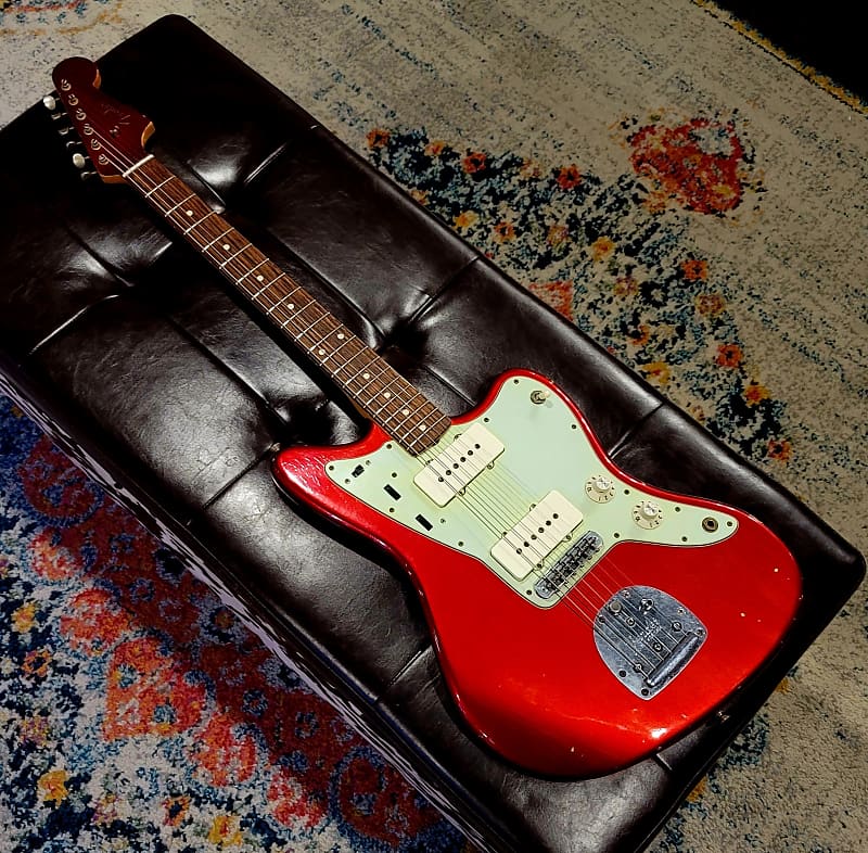 2014 Fender Custom Shop - 1964 Jazzmaster Relic - Candy Apple Red w/ Matching Headstock