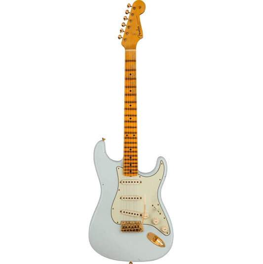Fender Custom Shop Limited Edition ’62 Bone Tone Stratocaster Journeyman Relic Guitar 2022 - Super Faded Aged Sonic Blue