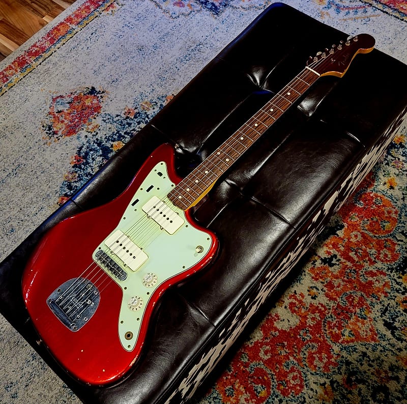 2014 Fender Custom Shop - 1964 Jazzmaster Relic - Candy Apple Red w/ Matching Headstock