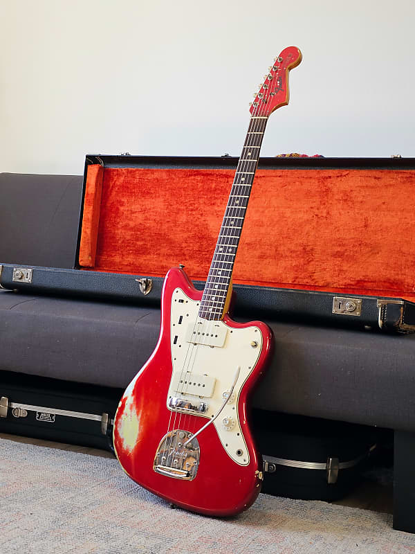 Vintage Fender Jazzmaster 1965 Candy Apple Red L Serial