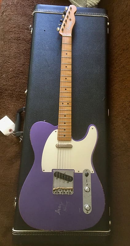 Signed by Jimmy Herring Upgraded Fender Road Worn '50s Telecaster Purple - 6.8lbs (Video Below)